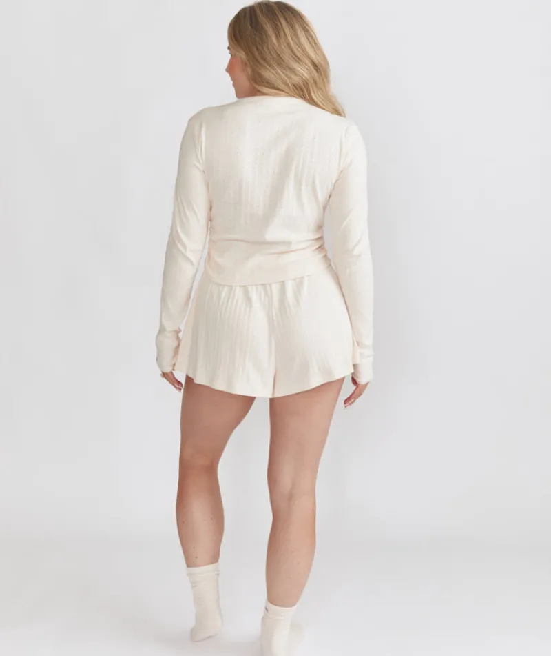 Online Six Stories Pointelle Pyjamas Shorts - Rosewater