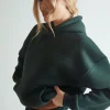 Discount Six Stories Relaxed Hoodie - Forest Green