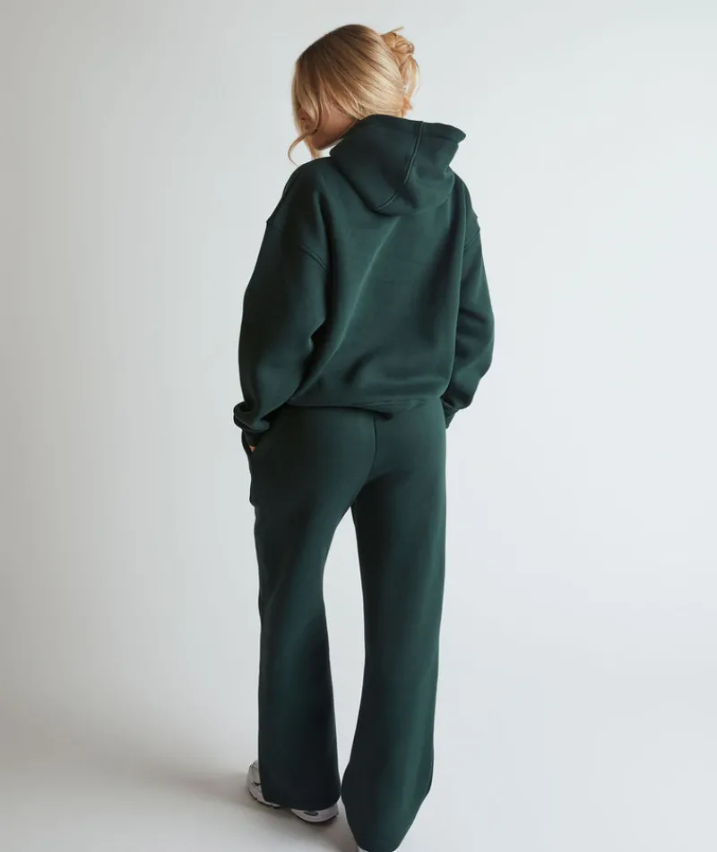 Discount Six Stories Relaxed Hoodie - Forest Green