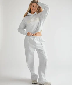 Sale Six Stories Relaxed Sweatpants - Grey Marl
