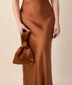 Clearance Six Stories Satin Pouch Bag