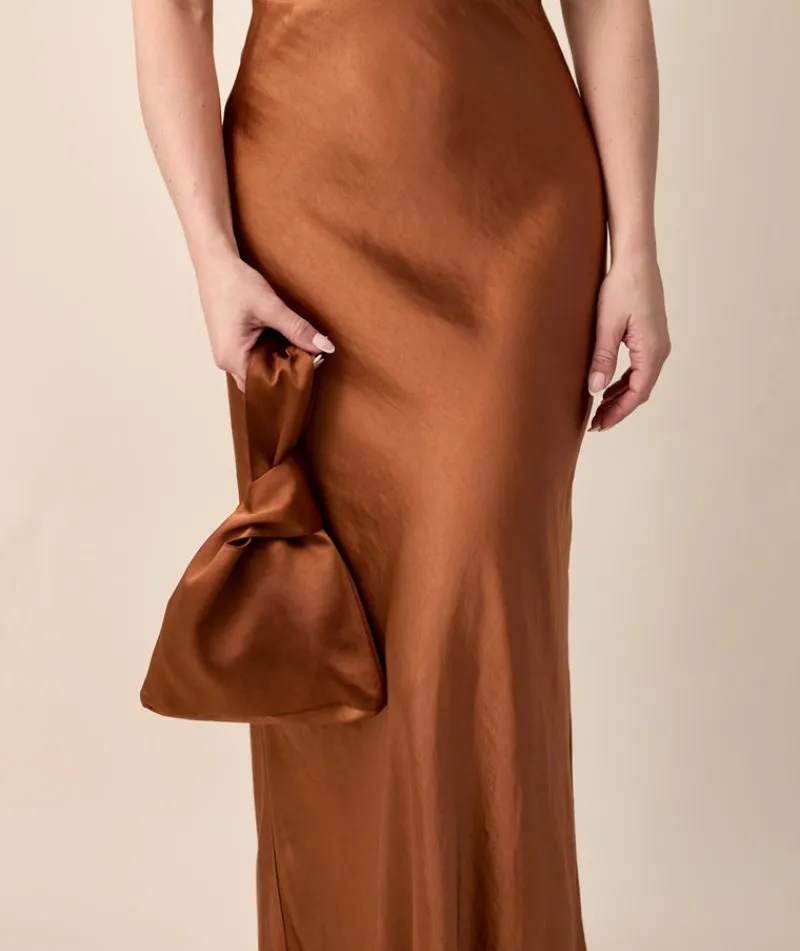 Clearance Six Stories Satin Pouch Bag
