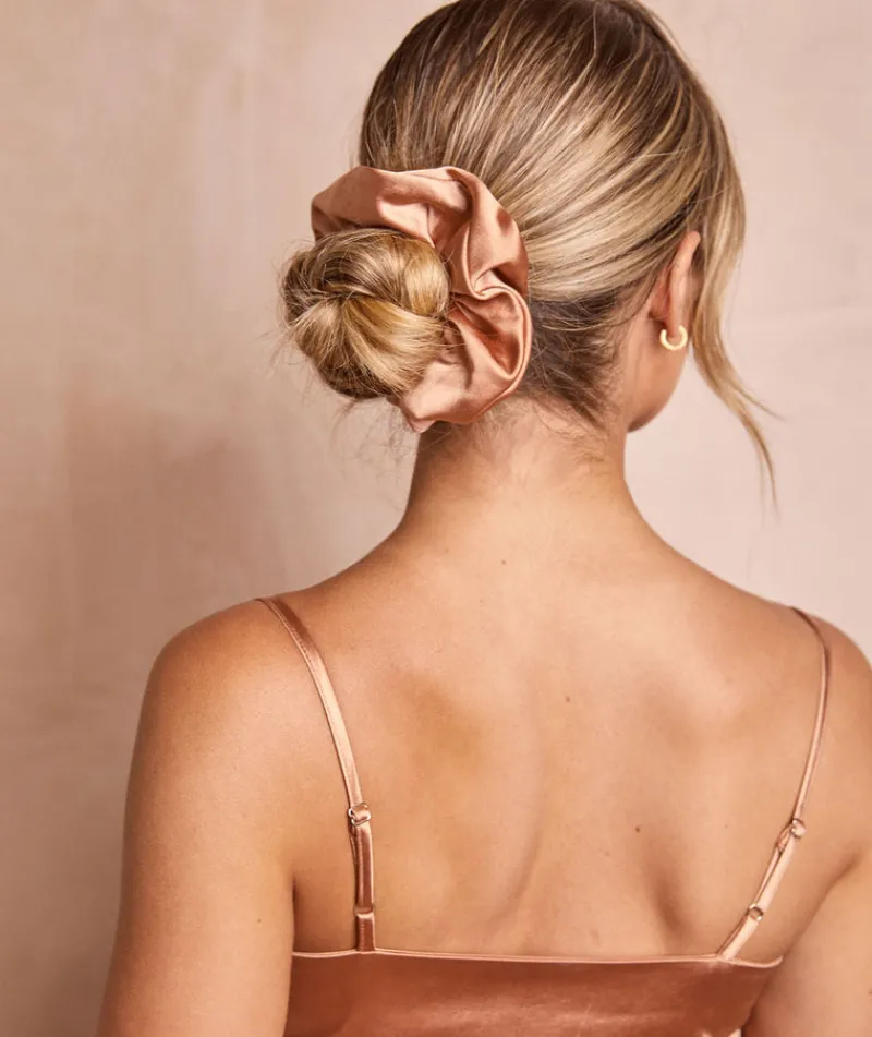 Hot Six Stories Satin Scrunchie