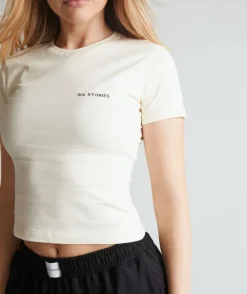 Hot Six Stories Soft Short Sleeve Tee - Buttermilk Cannoli Cream