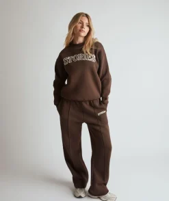Discount Six Stories Stories Sweatshirt - Espresso