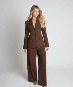 Online Six Stories Tailored Trousers - Chocolate Brown