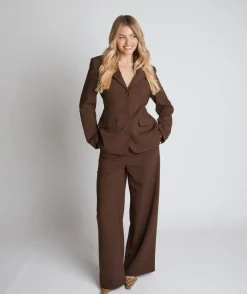 Online Six Stories Tailored Trousers - Chocolate Brown