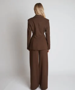 Online Six Stories Tailored Trousers - Chocolate Brown