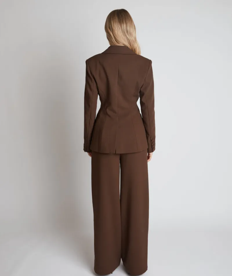 Online Six Stories Tailored Trousers - Chocolate Brown