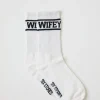 Six Stories Wifey Socks - Black