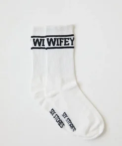 Six Stories Wifey Socks - Black