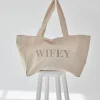 Outlet Six Stories Wifey Statement Tote Bag